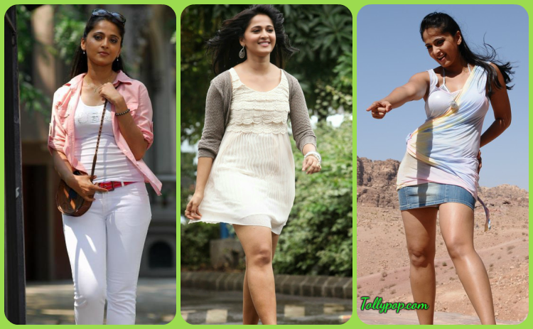 Anushka Wearing Different outfit